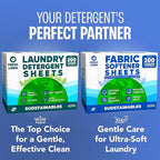 Lavender Laundry Detergent 100 Sheets and Fabric Softener Sheets bundle
