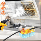 Handheld Steam Cleaner with Handle Button Control, 2500W High Pressure Steamer for Cleaning Car, 15 in 1 Multi-Purpose Portable Steam Cleaner for Home Car Upholstery Cleaning Tools