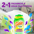 Gain Odor Defense In-wash Scent Booster, Super Fresh Blast scent, 16 OZ, 2 in 1 Freshness plus Odor Protection, laundry scent beads