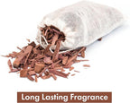 Pack of 36 Cedar Sachets Bag, Red Cedar Chips Sachets for Clothes Storage,Home Fragrance Sachet for Drawers and Closets, LV-F-CC-2