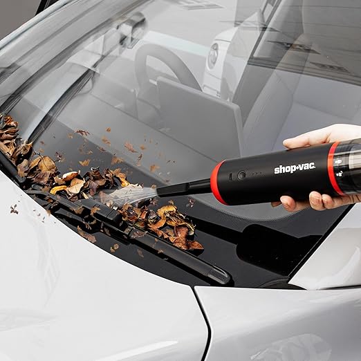 Shop-Vac 2-in-1 Car Vacuum & Air Duster, 14000Pa Blow/Suction Portable Cordless Vacuum, Mini Car Vac, Handheld & Lightweight with 6 Nozzles, Type-C Rechargeable for Auto/Home/Office