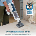 Shark Clean & Empty Cordless Stick Vacuum – Lightweight Cordless Vacuum with Auto-Empty System, HEPA Filter, Portable, Rechargeable, Exclusive Motorized Hand Tool for Pet Hair, BU3523