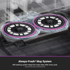 Eureka J15 Evo Ultra Self-Emptying Robot Vacuum Combo, 22,000 Pa Suction Auto Mop Lifting 131°F Hot Air Dry Scrub Extend Robotic Vacuum Cleaner