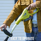 20V Cordless Tiller Cultivator with 48 Steel Tines, 9-inch Wide Battery Powered Garden Cultivator, Mini Tiller for Lawn/Gardening/Soil Cultivation(2*2Ah Battery and Fast Charger Included)