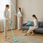 Handheld Vacuum Cleaner,Ultra-Lightweight Mini Portable Vacuums for Home, 6 in 1 Stick Vac Cleaners for Car,Pet Hair,Carpet（Green Corded