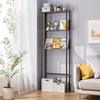 AmazerBath Bamboo Over The Toilet Storage Shelf, Over Toilet Bathroom Organizer Rack, 3-Tier Bathroom Shelves Over Toilet, Space Saver, Espresso