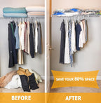 MEIQIHOME Vacuum Storage Bags, Space Saver Sealer Bags,Vacuum seal bags for clothing, Pillows, Comforters, Blankets, Bedding,Travel,8 COMBO