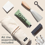 soto Small Hole Repair, Beige, 7-Piece Kit (No. 09 Rough Sketch) - High Strength Small Hole Repair Kit for use on: Walls, Drywall, Ceiling, Furniture, Cabinets