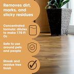 Furniture Clinic Laminate Floor Cleaner | Dilutes to Make 170 FL Oz | Easy and Safe Application | Quick-Drying with Linen Aroma | 17oz / 500ml
