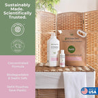 Heritage Park Luxury Laundry Detergent | Dermatologist Tested Plant based Natural & Enzyme Laundry Detergent | Sensitive Skin Friendly - Spring Magnolia (32 fl oz)