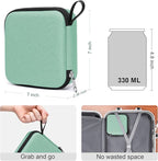 Bukere Travel Sunglasses Organizer Case Adjustable Slot For Multiple Eyeglasses Hard-shell Portable Storage Box for Men Women