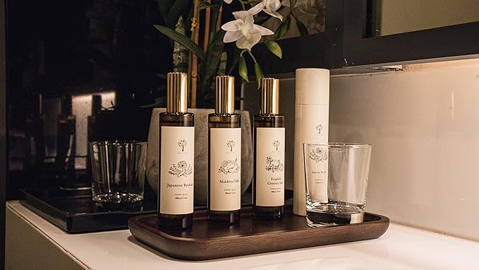 PRISTINE Swiss Château/Inspired by Hilton Hotel Linen & Room Spray Air Freshener, Made With Essential Oils, Tangerine, Raspberry, Cedarwood Scent, 3.4oz Pillow Spray