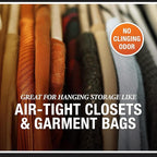 NO Moth Closet Hanger Refills - Kills Clothes Moths, Carpet Beetles, Eggs & Larvae (2 Moth Cakes, Pack of 6)