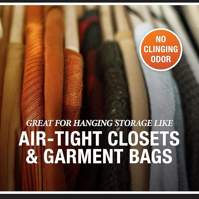 NO Moth Closet Hanger Refills - Kills Clothes Moths, Carpet Beetles, Eggs & Larvae (2 Moth Cakes, Pack of 6)
