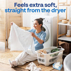 Earth Breeze Fabric Softener Dryer Sheets – Fragrance Free, Hypoallergenic, No Harsh Chemicals, Safe for Sensitive Skin – Static Cling & Wrinkle Reducer – Gentle Fabric Care – Made in USA (2 Pack)