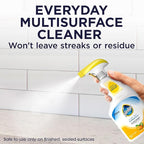 Pledge pH-Balanced Multisurface Cleaner Spray for Everyday Care, Fresh Citrus Scent, 25oz (Pack of 3)