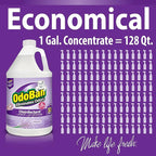 OdoBan Disinfectant Concentrate and Odor Eliminator, Made in the USA, Lavender Scent, 4 Gallons