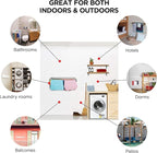 Step Up Laundry Drying Rack (28-INCH Wide - Wood-Look), Wall Mounted, Retractable Clothes Drying Rack, 40lbs Capacity, 11.6 Linear Ft, with Wall Template and Long Screwdriver Bit