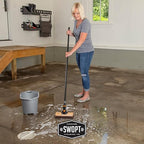 SWOPT 10' Premium Rough Surface Scrub Brush Head - Deck Brush for Rough and Textured Surfaces, Interchangeable with All SWOPT Cleaning Products for More Efficient Cleaning and Storage