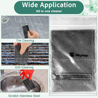 Skyley 24 Pack Flexible Scrubbing Screen Cleaning Mesh for Household 5.5 x 4 Inch Cleaner Toilet Hard Water Ring Remover Scouring Pad Abrasive Grit Cleaning Screen for Remove Carbon, Rust and Scale
