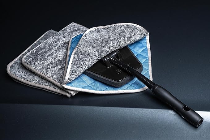 Autofiber The Reacher Glass Cleaning Kit w/Glass Flip Towels (Smooth/Twist)