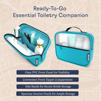 Shacke Premium 8 Packing Cubes Set - Lightweight Mesh Travel Luggage Organizers with Laundry Bag, 8-Piece Suitcase Storage System (Aqua Teal)