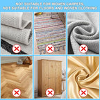 3 in 1 Carpet Rake for Pet Hair Removal, Reusable Pet Hair Remover Broom, 60'' Adjustable Long Handle Dog and Cat Hair Remover Tool Set of 3, Lint Remover Scraper for Carpets, Rugs, Mats, Couch, Car