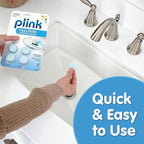 COMPAC HOME Plink Sink Drain Cleaner and Deodorizer, Air Fresheners for Garbage Disposal, Lemon Scented, Home Accessory Cleaning Products for Kitchen and Clogged Drain, 6 Tablets (Pack of 1)