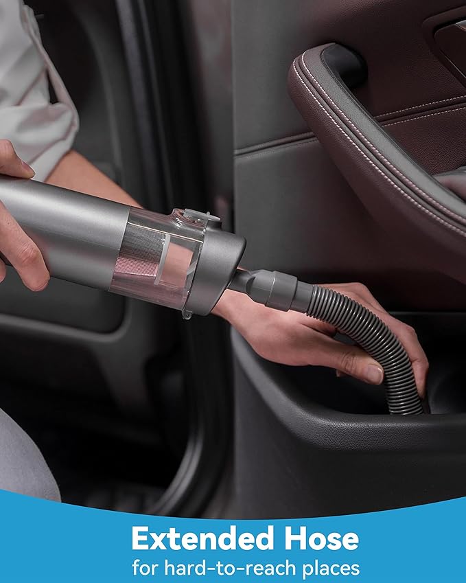 Brigii Mini Handheld Vacuum Cordless, 3 in 1-Car Vacuum & Air Duster & Hand Pump, 3 Kinds of Crevice Nozzles for Small Spaces, Crevices, Portable Rechargeable Cleaner-M1