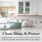 Goddard's Granite & Marble Polish - Clean and Shine Countertops, Tile, and Stone with Carnauba Wax - Water Stain Protection, 8oz