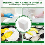 Cellulose Sponges – 24-Pack White Compressed Natural for Kitchen – Plant-Based, Biodegradable, Non-Scratch, Quick-Dry, Super-Absorbent for Dishes & Surfaces (24, White)