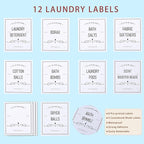 2 Pack Laundry Room Organization Glass Jars- Laundry Pods Container With Airtight Bamboo Lid- Dishwasher Pods Container. Laundry Jars For Detergent Powder, Dryer Balls,Scent Boosters(0.5+0.8Gallon)
