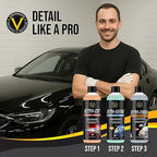 VPD Ultra-Refine Medium Polishing Compound 16 oz – Professional Car Polish & Rubbing Compound, Removes Swirl Marks, Oxidation & Scratches, Enhances Gloss & Depth, Safe for Clear Coats & Metals