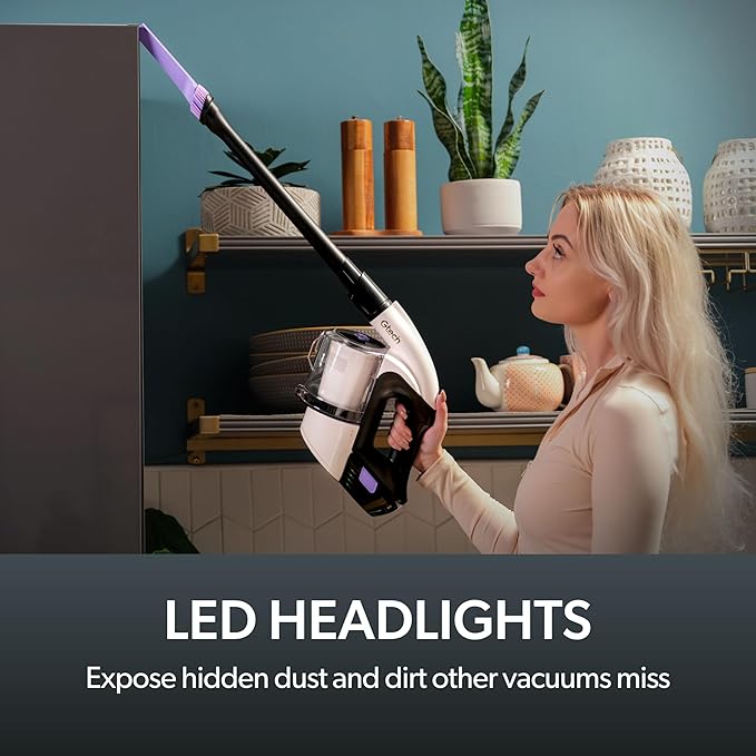 Gtech Multi Platinum Cordless Handheld Vacuum Cleaner - Portable Vacuum Cleaner for Car, Home, and More - Reinforced with Lightweight Aluminum - Rechargeable - 30 Mins Runtime