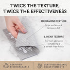 Nordhus Design Swedish Dishcloths,10 Grey Cloths, Made in Sweden - Reusable, Washable Cellulose Cotton Kitchen Cloths - Replace Paper Towels, Wipes, Sponges, Dish Rags