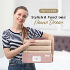 Closet Bins for Organization – 12x12x10 Foldable Boxes for Clothes, Fabric Trapezoid Storage Bins, Storage Baskets, Decorative Storage Baskets, Sweaters, Baby Clothes, Nursery– Pink, 3 Pack