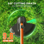 Litheli Cordless Weed Wacker 10 Inch, U20 Handy+ 20V String Trimmer & Weed Eater with 2.0Ah Battery, Grass Trimmer Tools for Garden, Yard and Farm