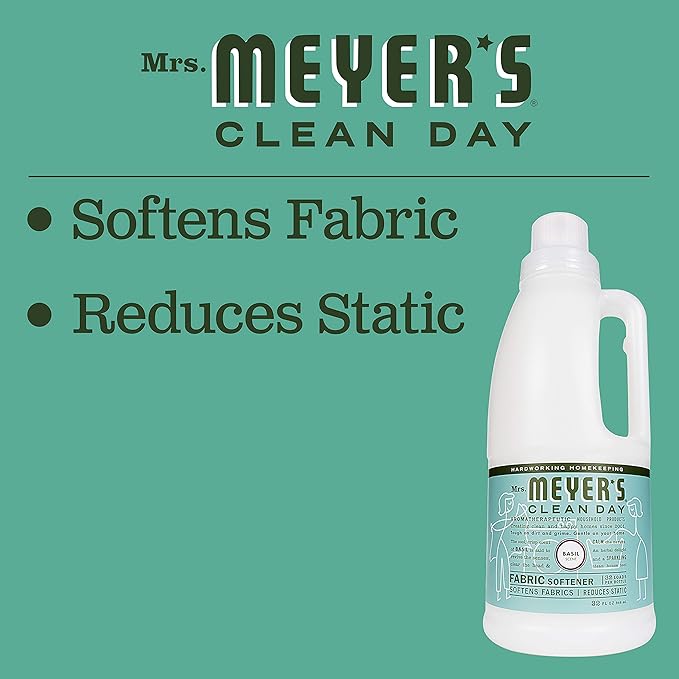 Mrs. Meyer's Clean Day Fabric Softener - Basil - 32 oz