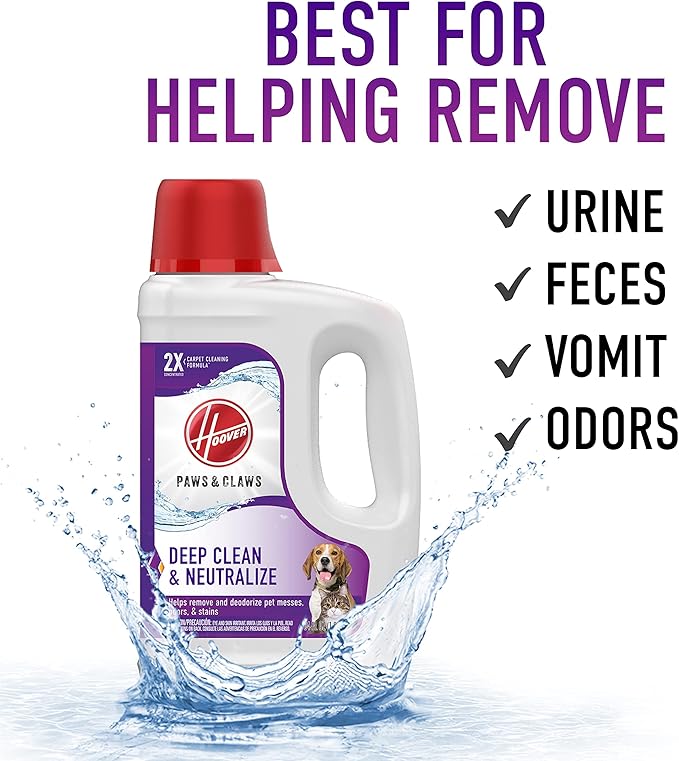 Hoover SmartWash Automatic Carpet Cleaner Spot Chaser Stain Remover Wand & Oxy Spot Chaser Refill for Smartwash Pet & Paws & Claws Deep Cleaning Carpet Shampoo with Stainguard