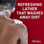 Old Spice Body Wash for Men, Refreshing 3X Defense, 24/7 Shower Fresh with Long Lasting Scent, Red Collection, Swagger with Cedarwood Scent, 33.4 oz (Pack of 4)