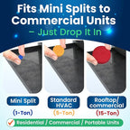 AC Pan Tablets, Commercial-Grade, Gel Lock Tech: Long Lasting, Moisture Activated Slow Release, Non-Corrosive & Safe - No Residue, Pan Treat Tablets (5 Ton, 3 Pack)