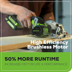 Greenworks 24V Brushless 2-Tool Combo Kit,Cordless Reciprocating Saw+4-1/2" Circular Saw Power Tool Sets Including Battery