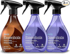 Febreze Fabric Spray, Fabric Refresher Essentials, Odor Eliminator for Strong Odor, Includes Lavender & Eucalyptus Essential Oil, Vetiver & Vanilla Essential Oil, 12.5 Oz (Pack of 3)