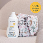 ATTITUDE Baby Laundry Detergent, EWG Verified, Plant and Mineral-Based Formula, HE Compatible, Vegan Household Products, Unscented, Sensitive, 33.8 Fl Oz, 35 Loads