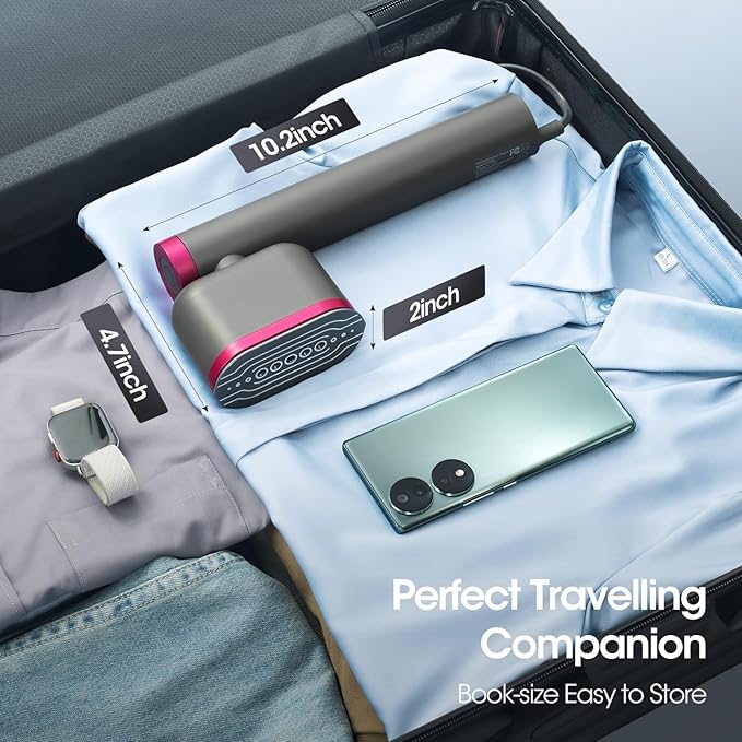 Steamer for clothes,Mini iron for Clothes Travel Essentials,Travel Steamer for Clothes Portable,Iron Mini with Steam 15s Fast Heat-up 22g/min Steam