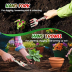 Christmas Stocking Stuffers White Elephant Gifts for Women Adults, Futricy 40th 50th 60th 70th Birthday Gardening Gifts for Mom Grandma Gardener Wife, Garden Tools with Hand Fork Trowel Gloves Apron