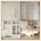 soto Off-White Paint Touch Up, Multi-Surface, Matte Finish (No. 12 Tempera) — 10 Milliliters of Scratch Repair for Furniture, Walls, Cabinets, Trim, Doors, Indoor/Outdoor