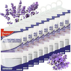 Vacplus Moisture Absorbers, Hanging Closet Dehumidifier Bags, Humidity Packs, Desiccant, Closet Dehumidifiers with Lavender Fragrance, 10 Pack, 9.8 OZ