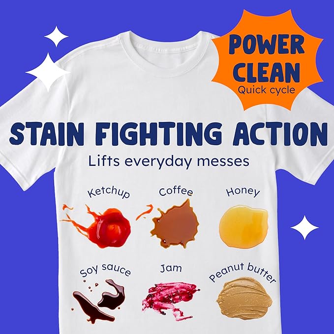 Originally Yellow Natural Unscented Laundry Detergent | Made In USA Natural Laundry Detergent | Stain Removing & Gentle on Sensitive Skin | High-Efficiency for Clean Laundry | up to 128 Loads