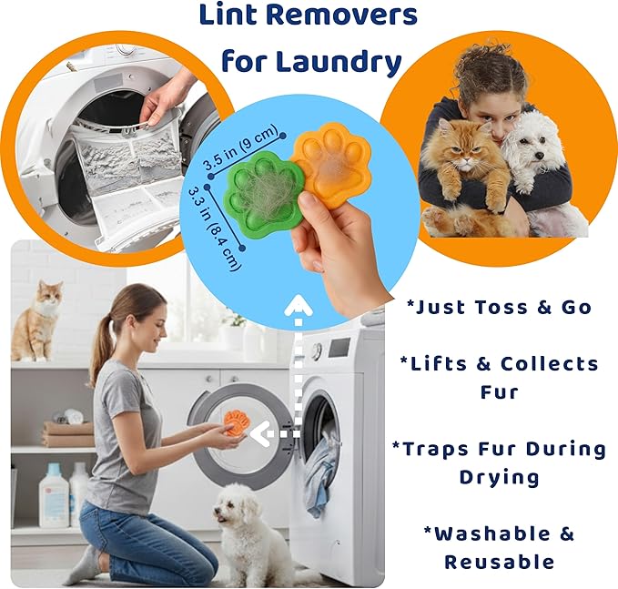 Shop & Like 3-in-1 Pet Hair Remover Set: Car Interior Detailing Rake, Reusable Lint Remover for Laundry & Surfaces, Electrostatic Cleaning Glove for Furniture & Upholstery – Fur Remover Tool